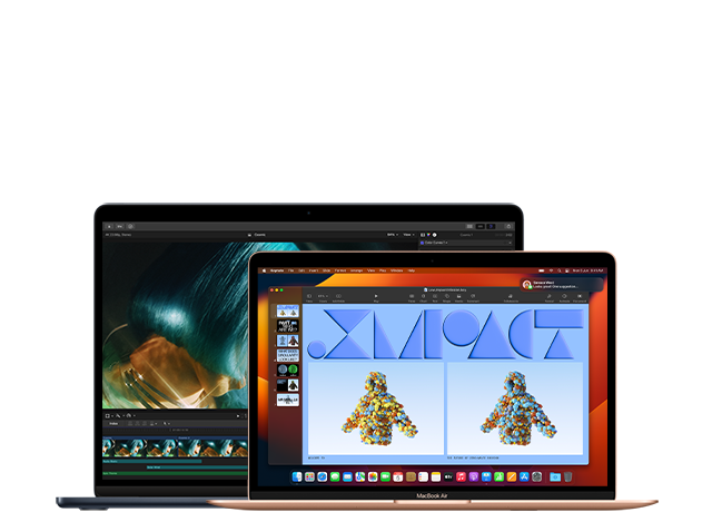 MacBook Air，備有 15 吋及 13 吋可供選擇。