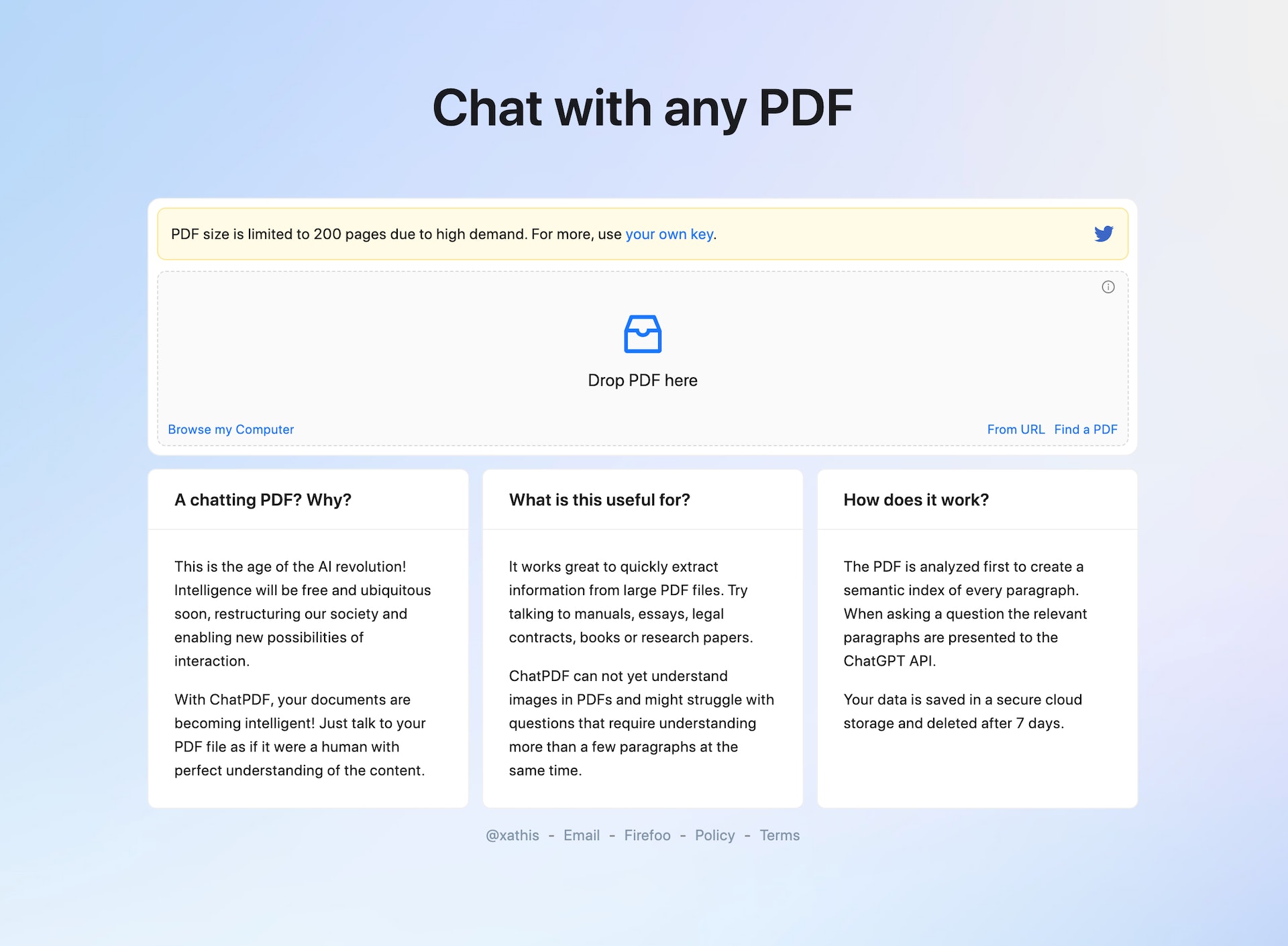 ChatGPT實用PDF工具｜免費睇PDF神器返工必備！1秒快速解答重點